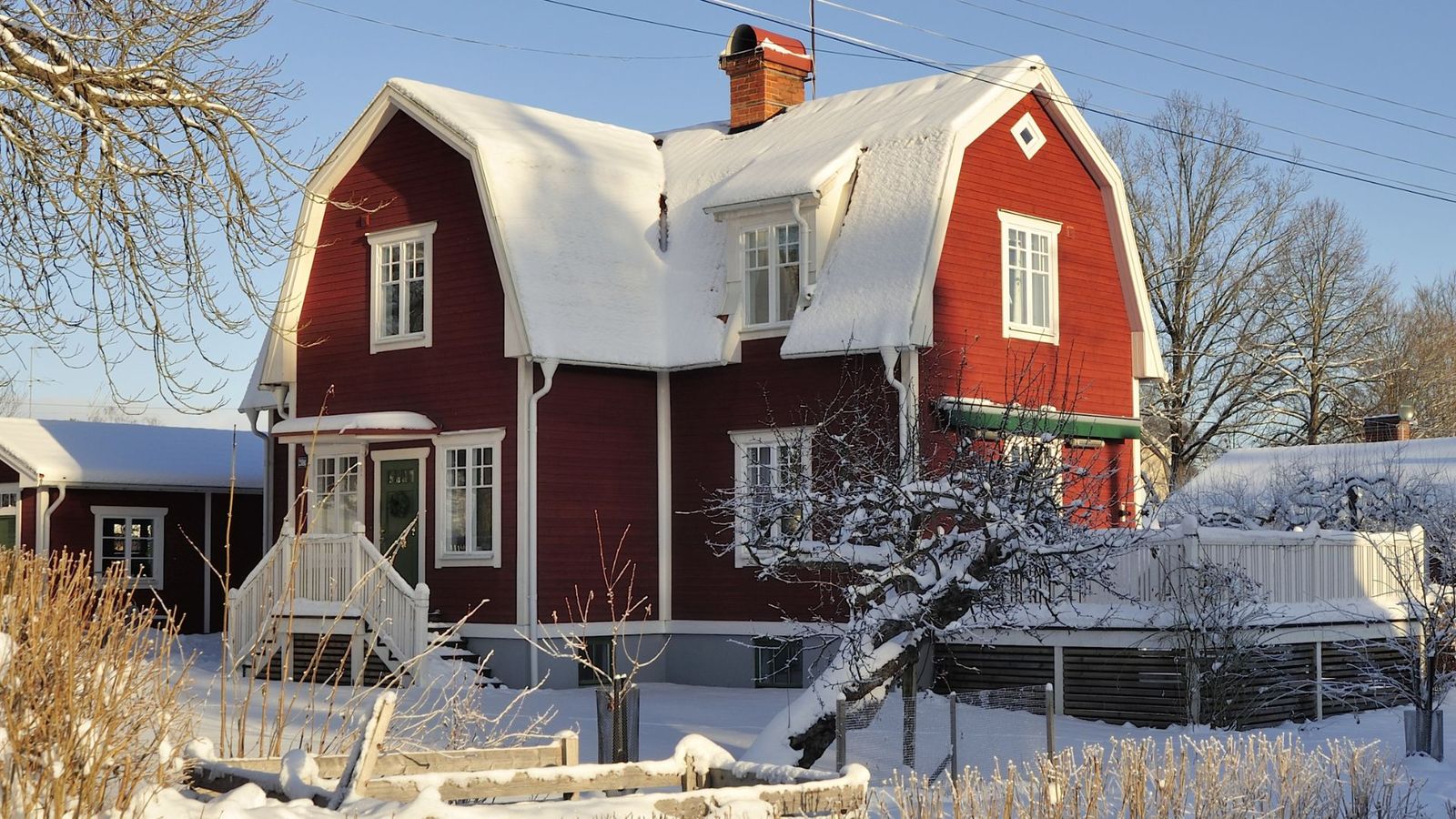 Maison rouge — Dalécarlie – Photo 1